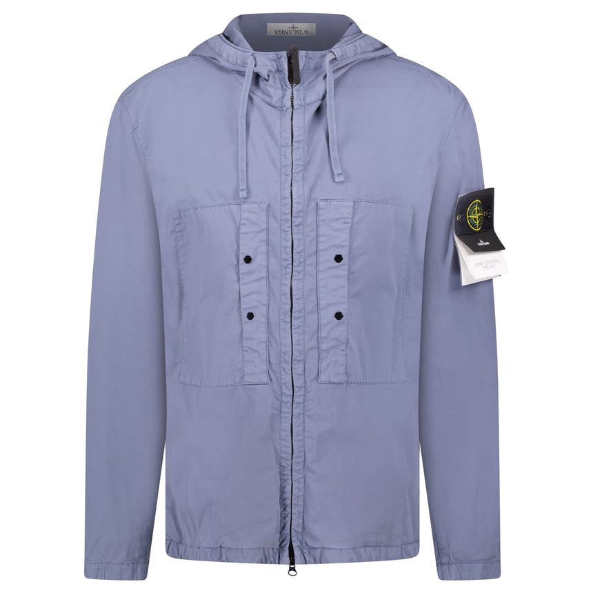 Stone Island Supima Cotton Twill Stretch Hooded Jacket - Boinclo - Outlet Sale Under Retail