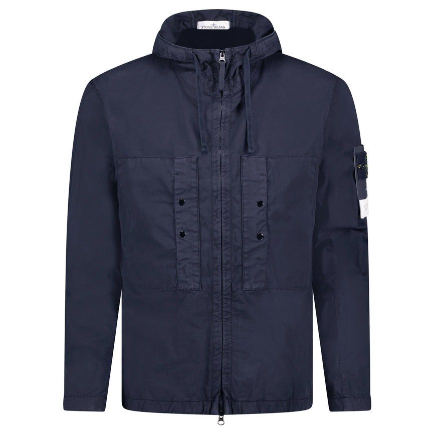 Stone Island Supima Cotton Twill Stretch Hooded Jacket - Boinclo - Outlet Sale Under Retail