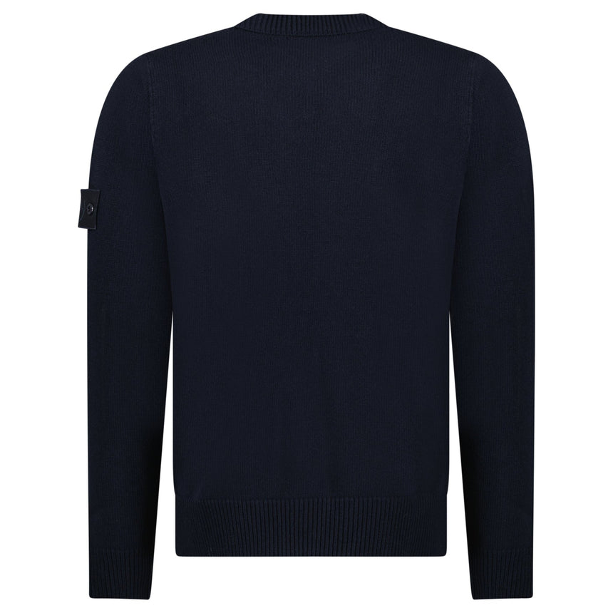 Stone Island Thick Ghost Badge Jumper Navy - Boinclo - Outlet Sale Under Retail