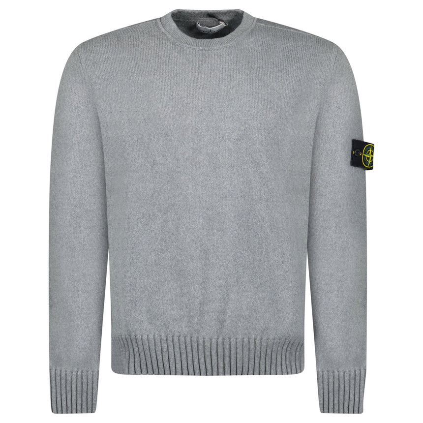 Stone Island Thick Knitted Compass - Badge Sweater in Grey - Boinclo - Outlet Sale Under Retail