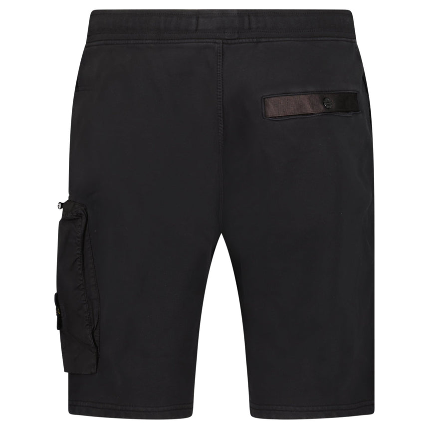Stone Island Zip Pocket Cotton Shorts Black - Boinclo - Outlet Sale Under Retail