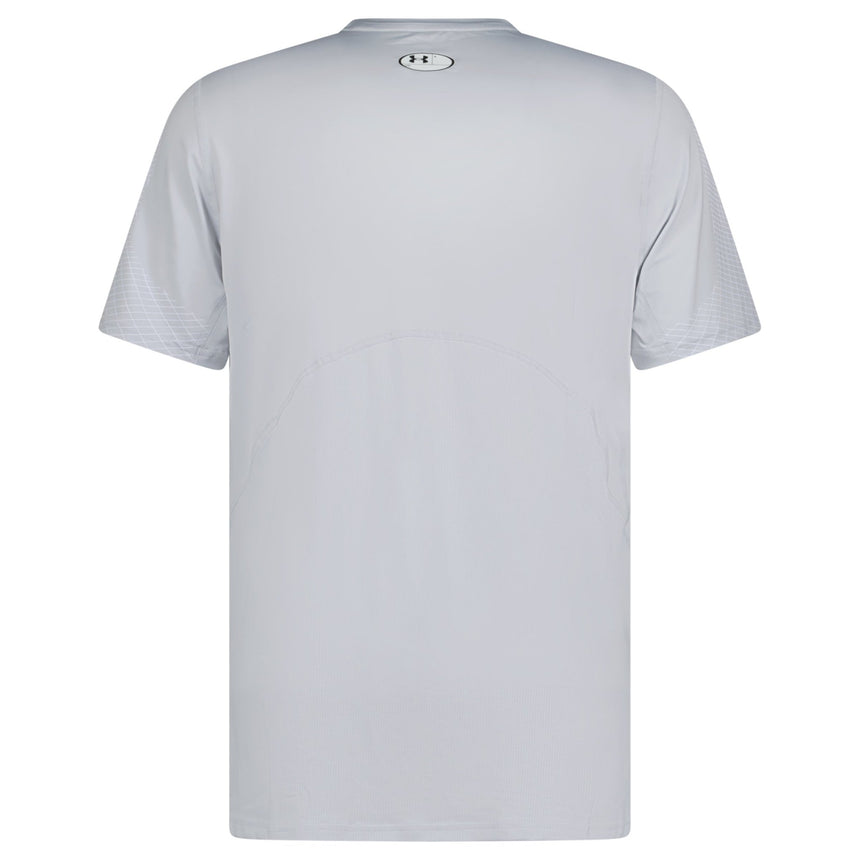 Under Armour HG Armour Fitted NVLTY Short Sleeve T-Shirt Grey - Boinclo - Outlet Sale Under Retail