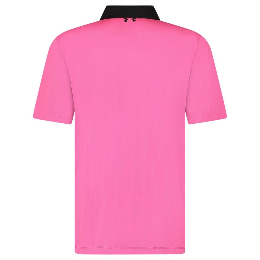 Under Armour Performance Golf Block Stripe Polo Black/Pink - Boinclo - Outlet Sale Under Retail