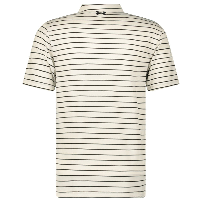 Under Armour Playoff Golf 2.0 Tour Stripe Polo in White/Black - Boinclo - Outlet Sale Under Retail
