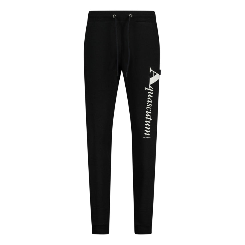 Aquascutum Classic Logo Tracksuit Bottoms Black - Boinclo ltd - Outlet Sale Under Retail