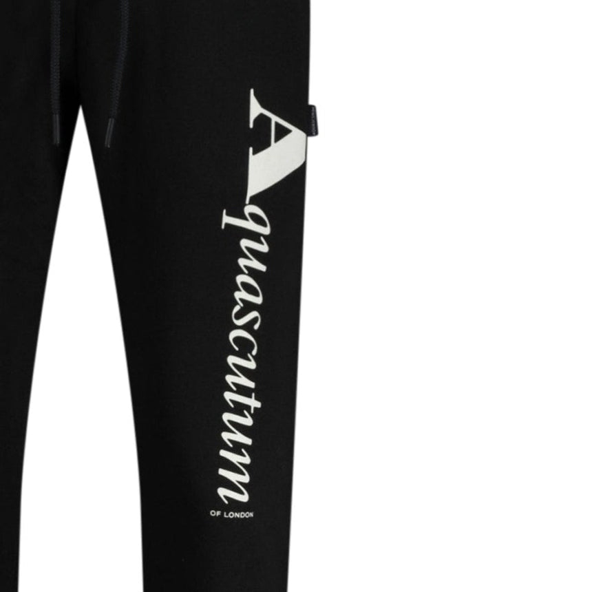 Aquascutum Classic Logo Tracksuit Bottoms Black - Boinclo ltd - Outlet Sale Under Retail