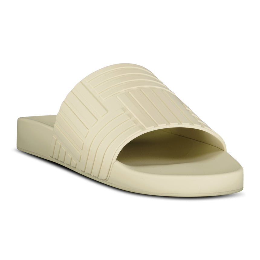 Bottega Veneta Carpet Embossed Rubber Slides Cream - Boinclo ltd - Outlet Sale Under Retail