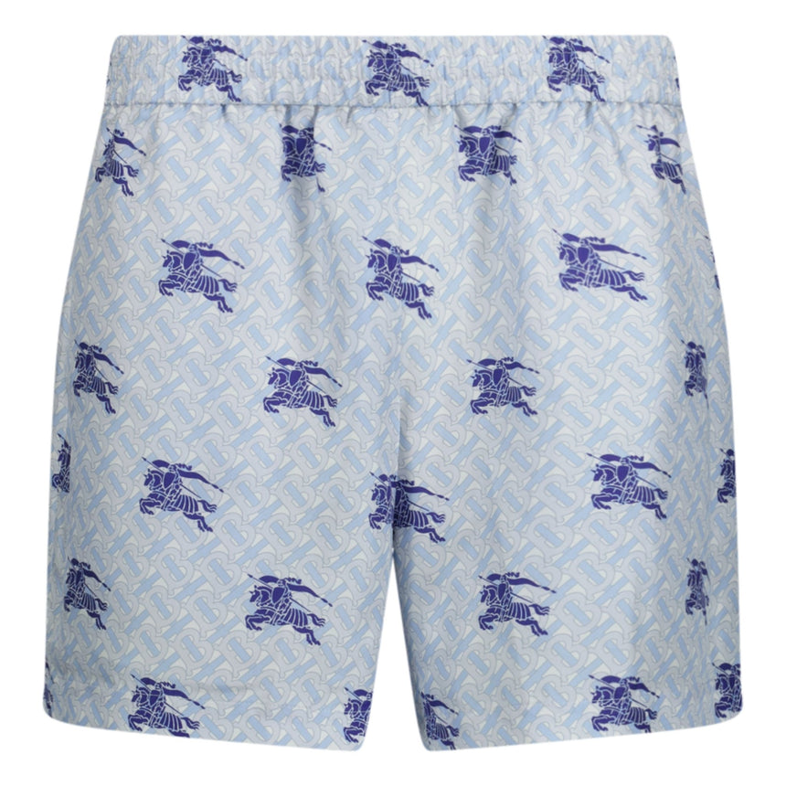 Burberry 'Brandon' Silk Shorts Blue - Boinclo ltd - Outlet Sale Under Retail