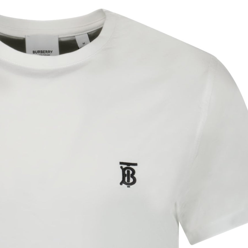 Burberry 'Parker' Short Sleeve T-Shirt White - Boinclo ltd - Outlet Sale Under Retail