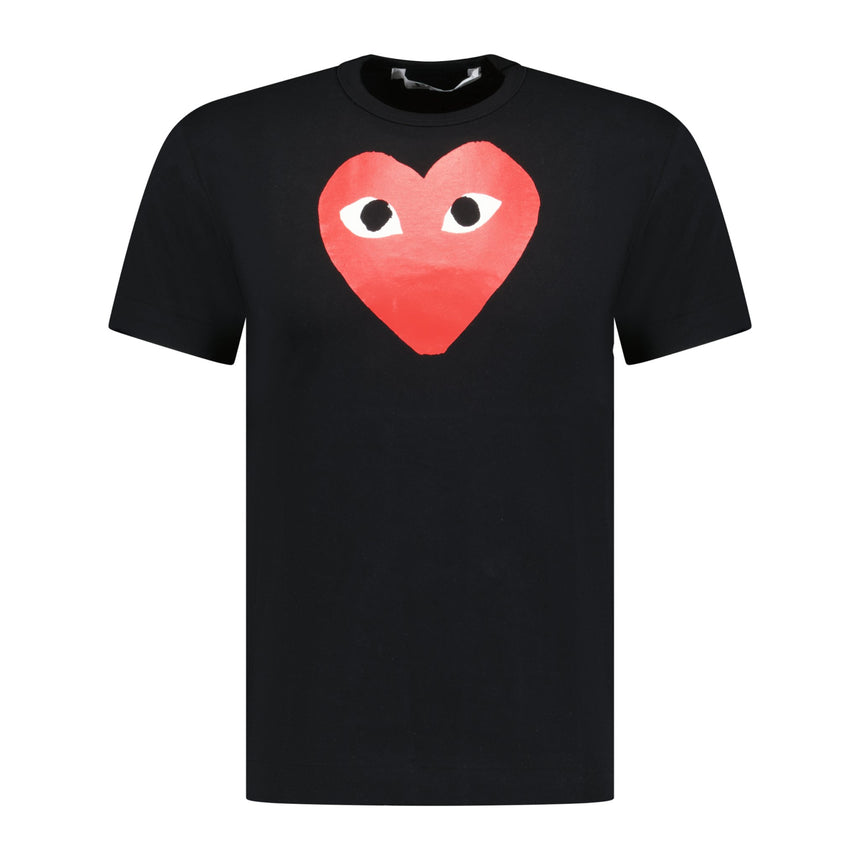 Comme Des Garcons Play Red Heart T-Shirt Black - Boinclo ltd - Outlet Sale Under Retail