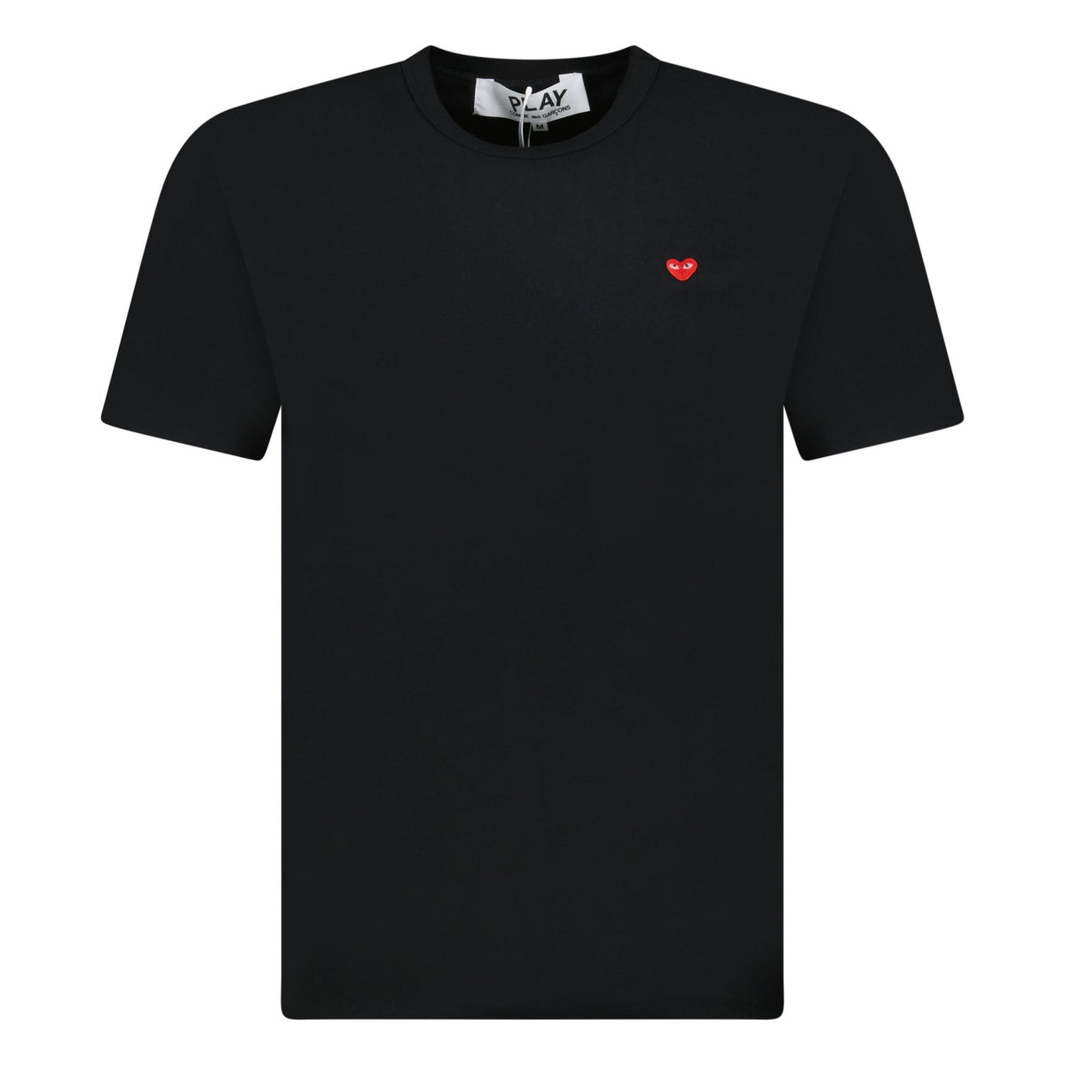 Comme Des Garcons Play Small Stitch Heart T-Shirt Black Outlet