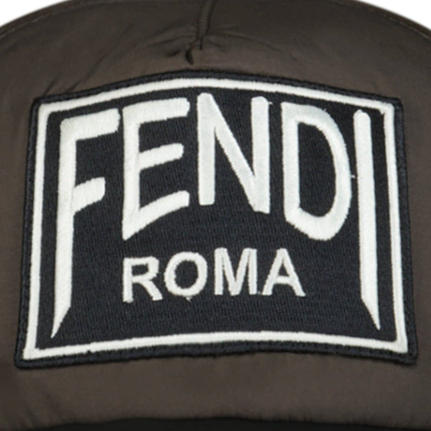 Fendi Patch Logo Cap Black & Brown - Boinclo ltd - Outlet Sale Under Retail