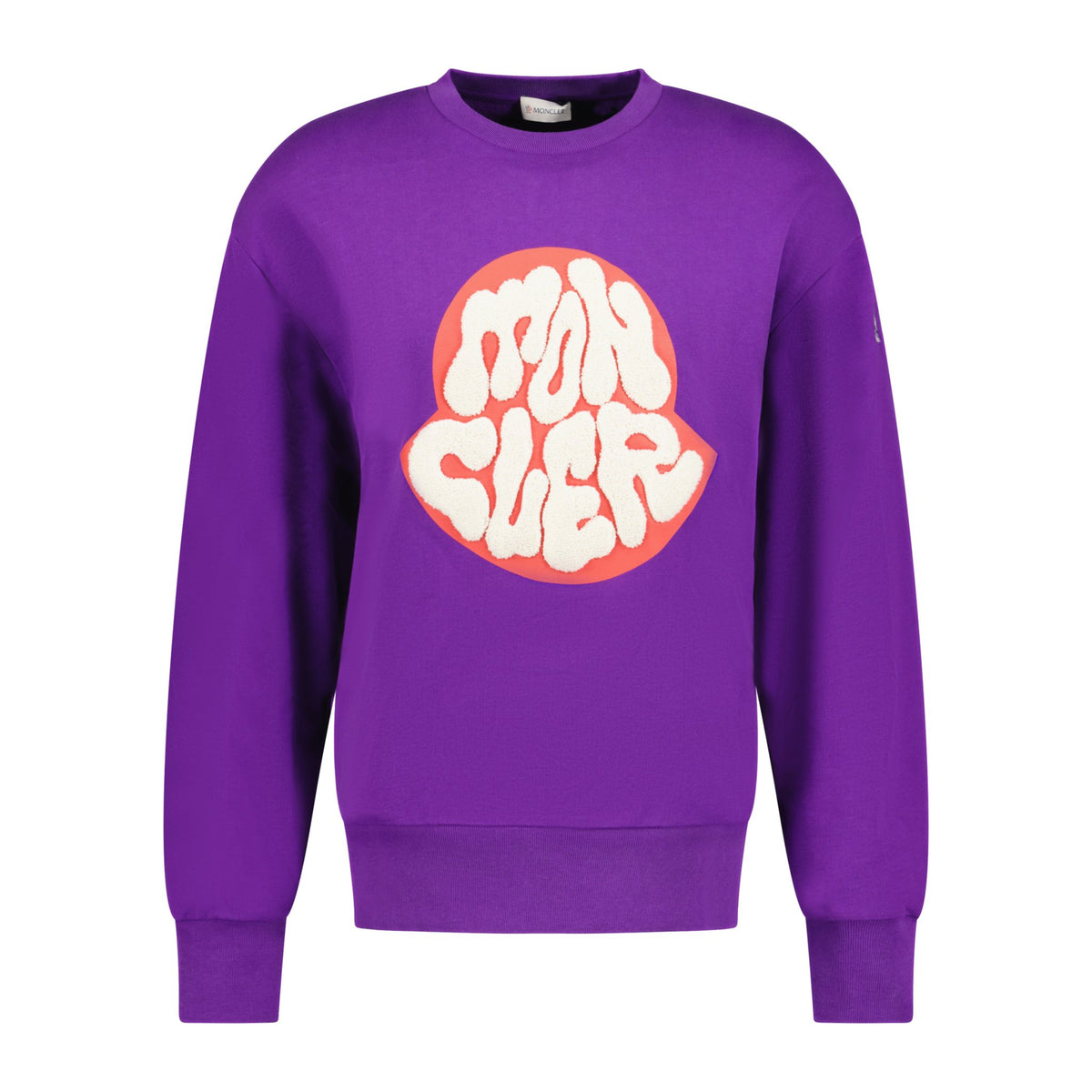 Moncler 'Melt' Logo Sweatshirt Purple | Boinclo ltd | Outlet Sale