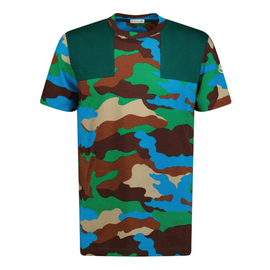 Moncler Raised Logo T-Shirt Camo Green - Boinclo ltd - Outlet Sale Under Retail