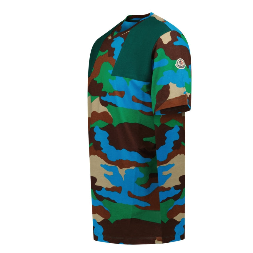 Moncler Raised Logo T-Shirt Camo Green - Boinclo ltd - Outlet Sale Under Retail