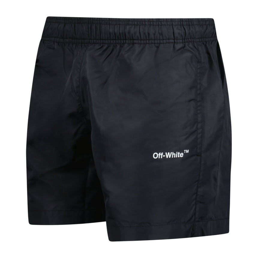 Off-White Arrow Design Swim Shorts Black - Boinclo ltd - Outlet Sale Under Retail