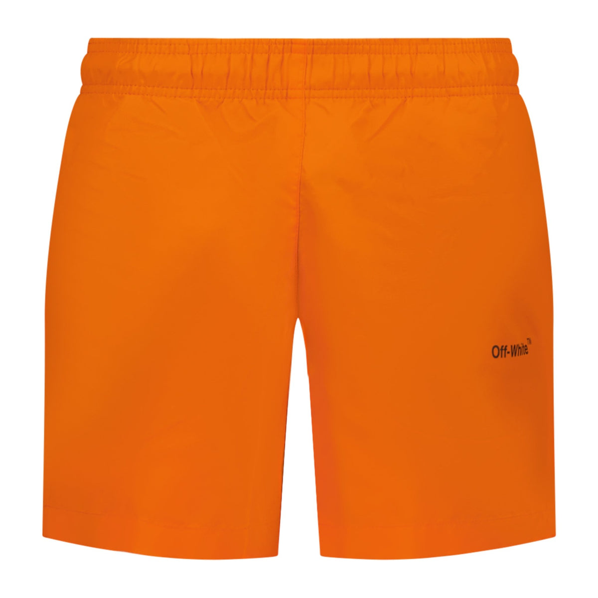 Orange and white store shorts