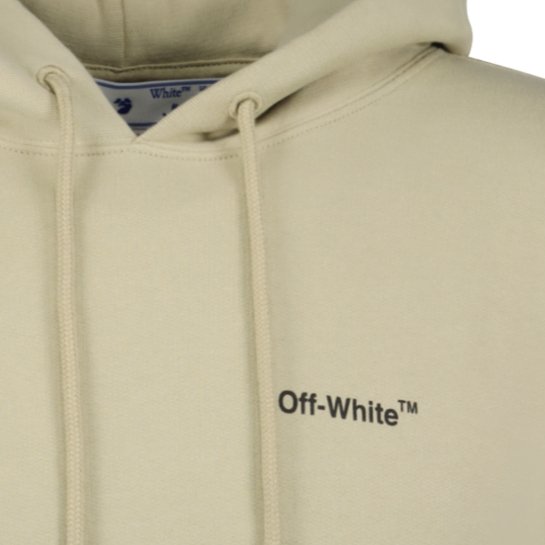 OFF-WHITE Hooded Sweatshirt Light Beige - Boinclo ltd - Outlet Sale Under Retail