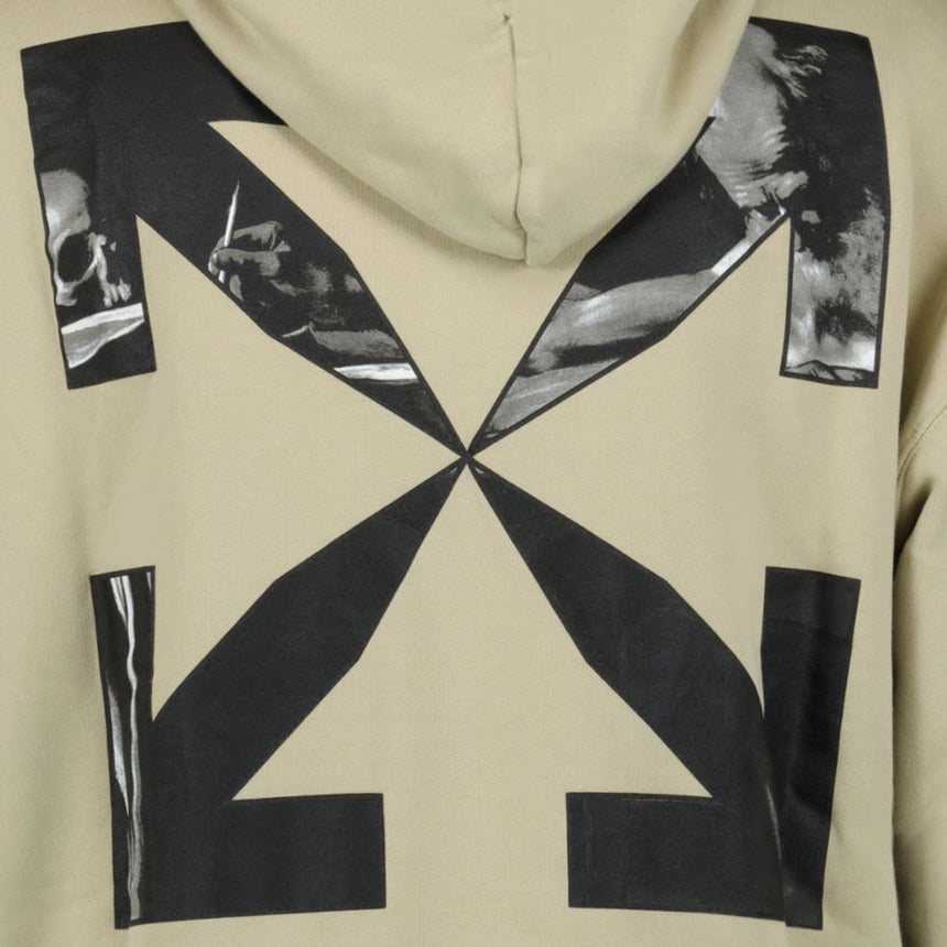 OFF-WHITE Hooded Sweatshirt Light Beige - Boinclo ltd - Outlet Sale Under Retail