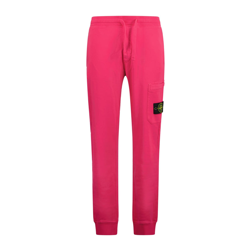 Stone Island Badge Cotton Sweatpants Pink - Boinclo ltd - Outlet Sale Under Retail