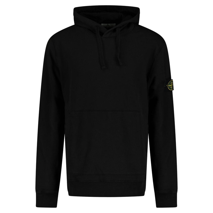 Stone Island Cotton Hoodie Sweatshirt Black - Boinclo ltd - Outlet Sale Under Retail