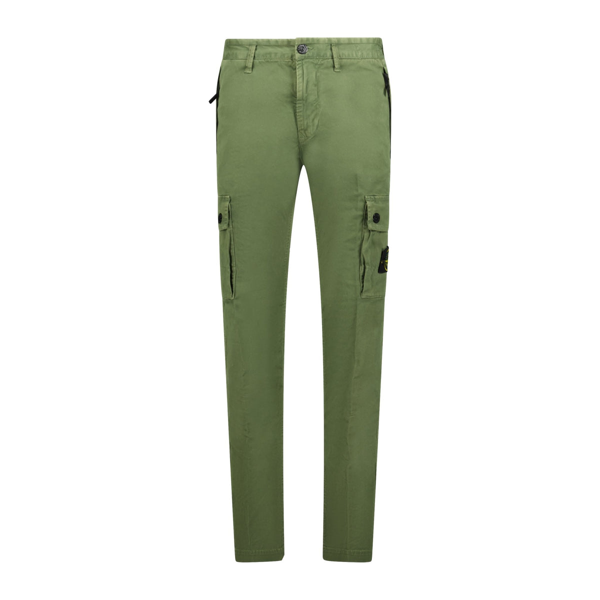 Stone Island Compass Logo-patch Padded Wide-leg Trousers in Green for Men