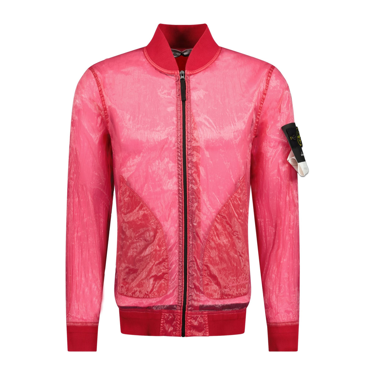 Pink stone island clearance bomber