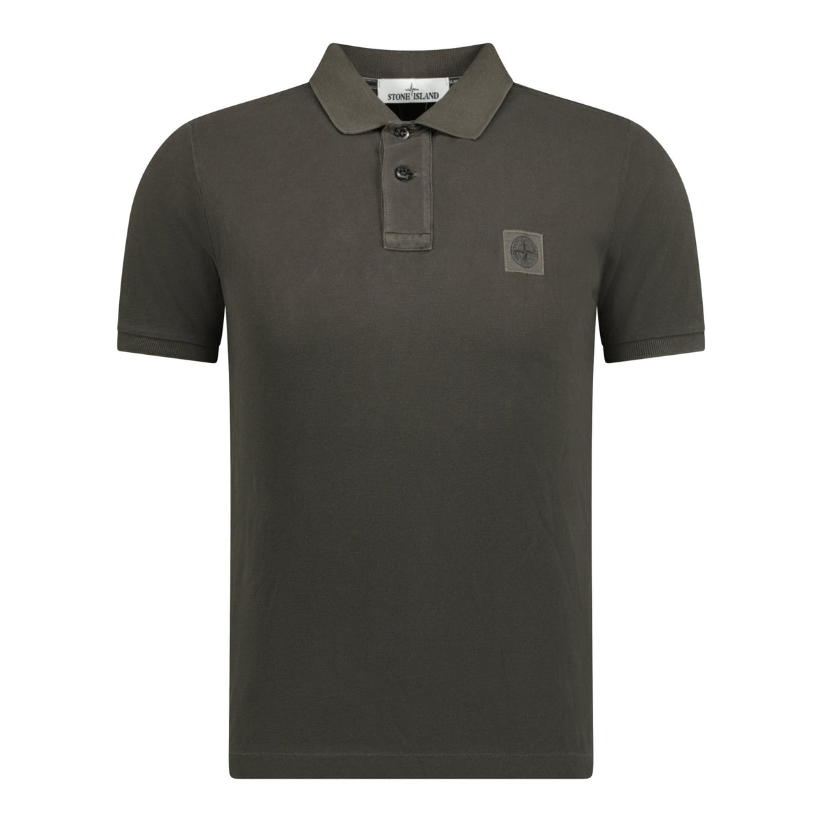 Stone island sale polo shirt black