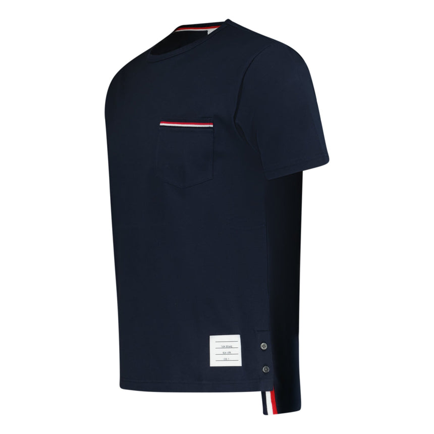 Thom Browne Crew Neck Pocket T-Shirt Navy - Boinclo ltd - Outlet Sale Under Retail