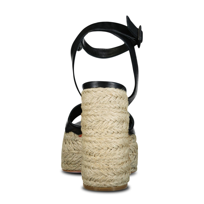 (Womens) Christian Louboutin Super Maria Linen Sole Black - Boinclo ltd - Outlet Sale Under Retail