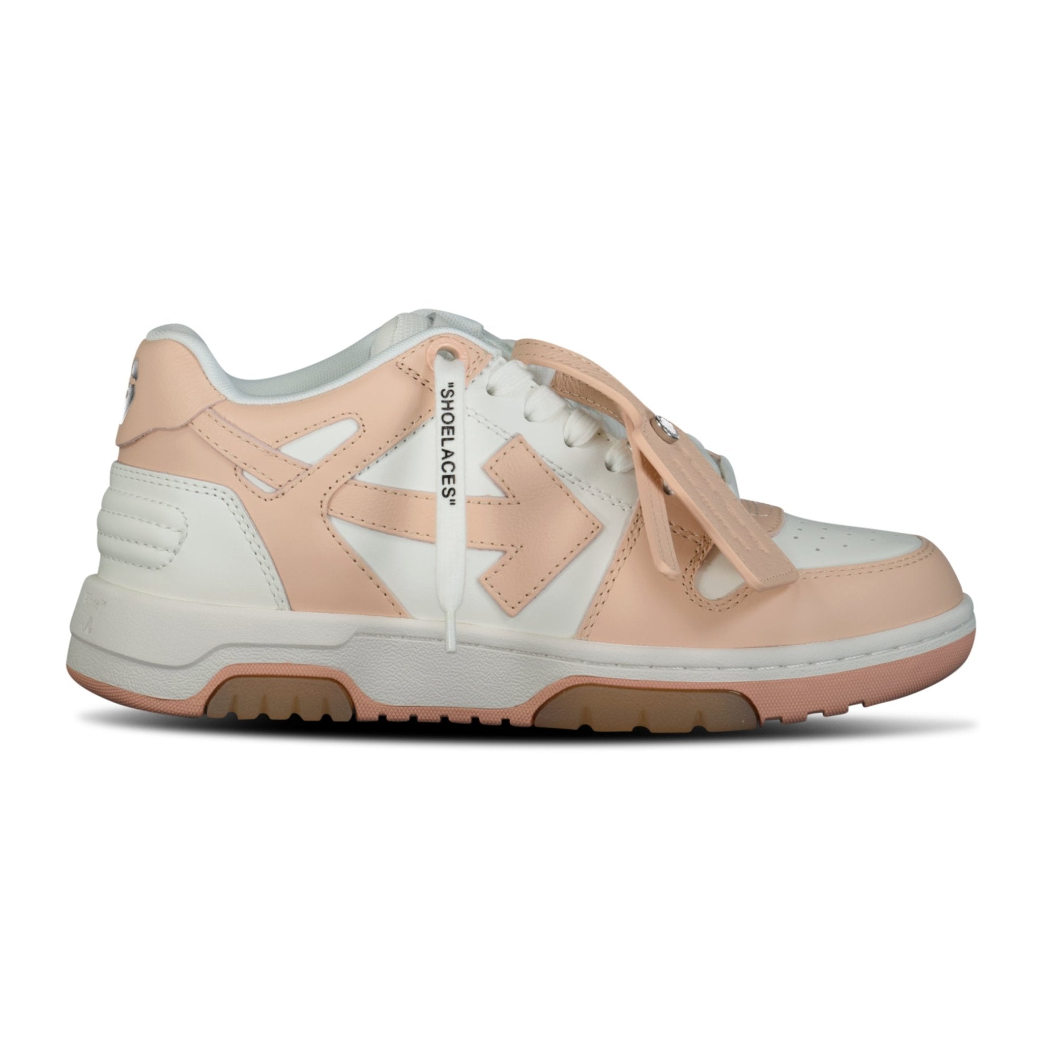 Color variation of Off-White Out Of Office Calf Leather Trainer White & Powder Pink