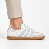 Adidas Originals Samba OG Trainers in White/Pastel Blue