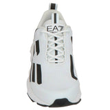 EA7 Emporio Armani Ultimate C2 Kombat Running Sneaker with Ultralight Sole in White and Black