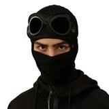 CP Company Merino Wool Goggle Ski Mask Black