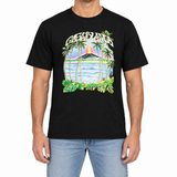 Casablanca Volcano Graphic Print T-Shirt in Black