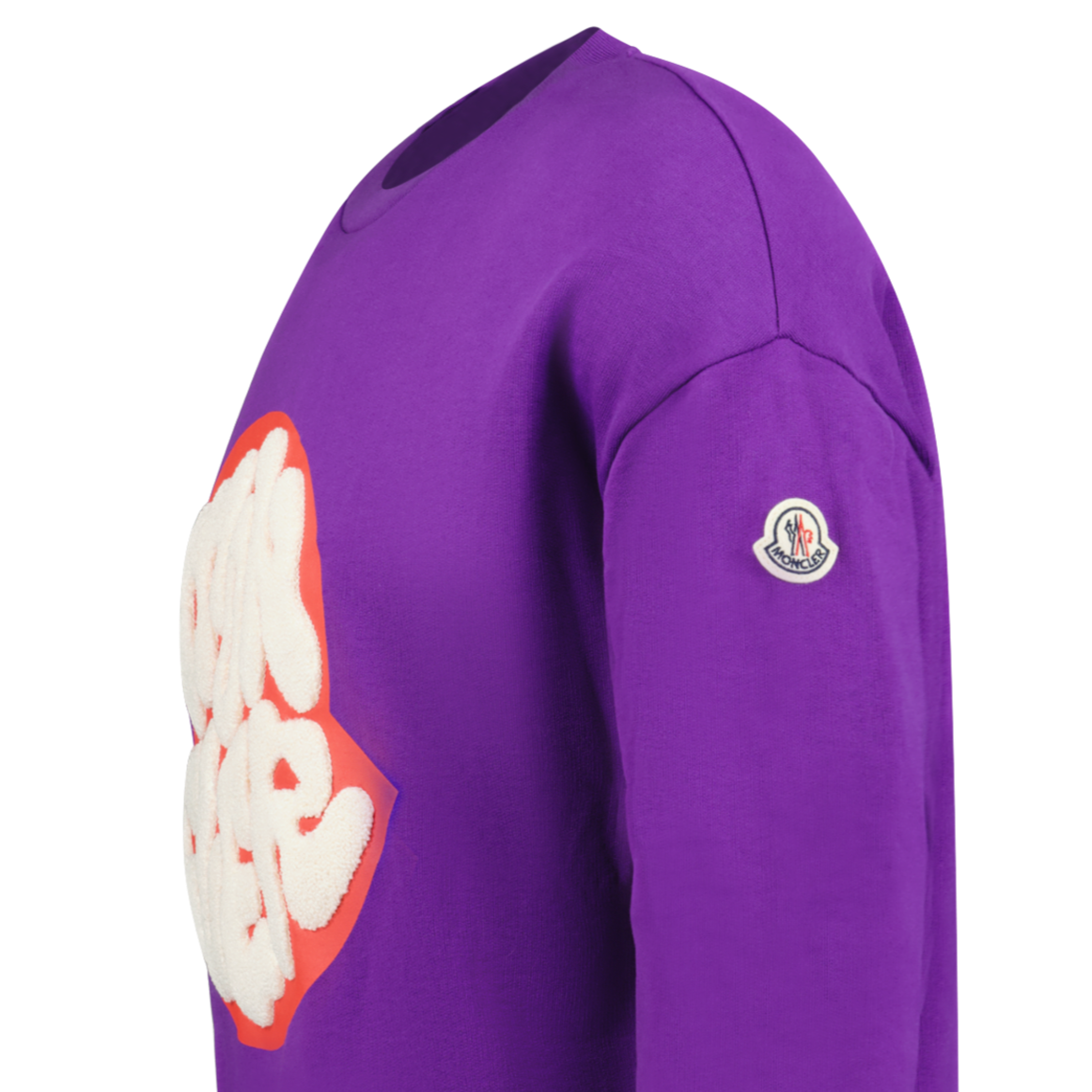 Moncler 'Melt' Logo Sweatshirt Purple | Boinclo ltd | Outlet Sale