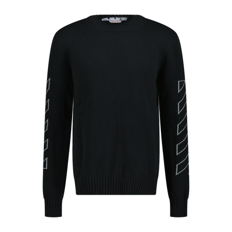 Off-White Knitted Jumper Black - Boinclo ltd - Outlet Sale Under Retail