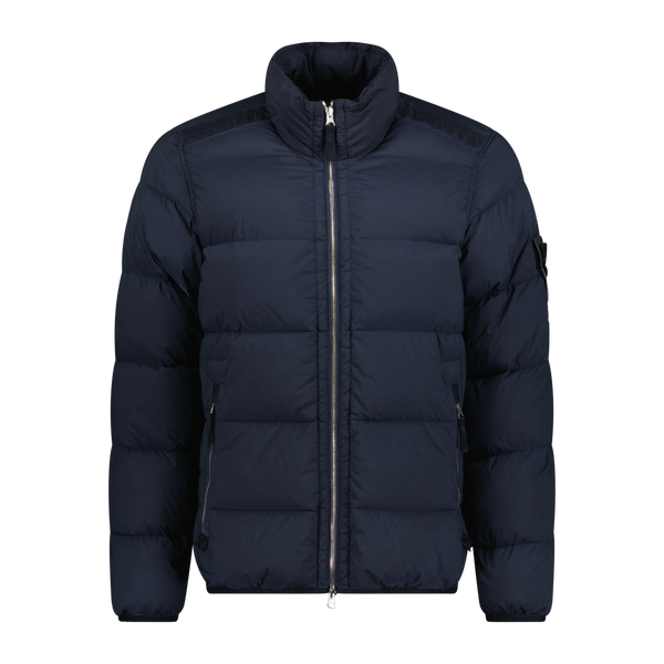 Stone island blue puffer jacket on sale