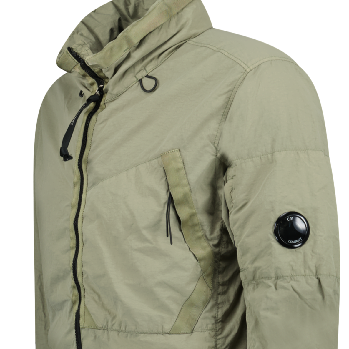 CP Company Flatt Nylon Lens Jacket Sage