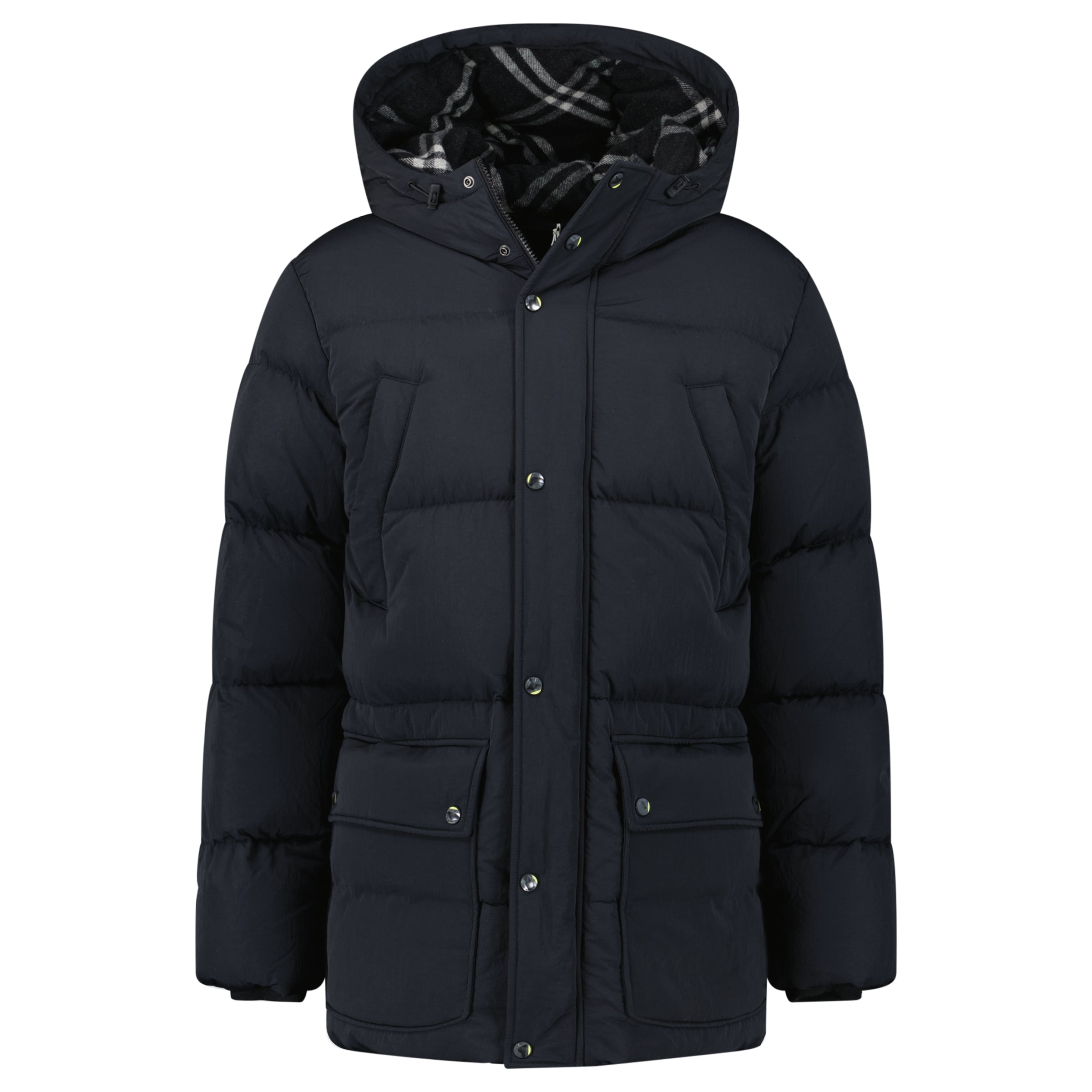 Color variation of Burberry Technical Nylon Puffer Coat in Black