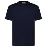 Plain Label Mercerized Cotton T-Shirt Navy