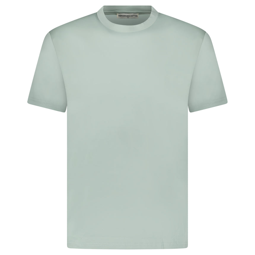 Plain Label Mercerized Cotton T-Shirt Mint