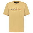 Burberry Check Logo Embroidered T-Shirt Beige - chancefashionco