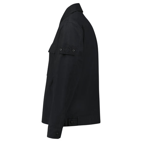 Stone Island Comfort-fit Overshirt Black