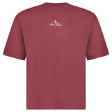 Stone Island Combed Organic Cotton Jersey T-Shirt in Burgundy