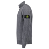 Stone Island Half-Zip Jumper in Cement Grey
