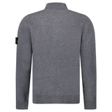Stone Island Half-Zip Jumper in Cement Grey
