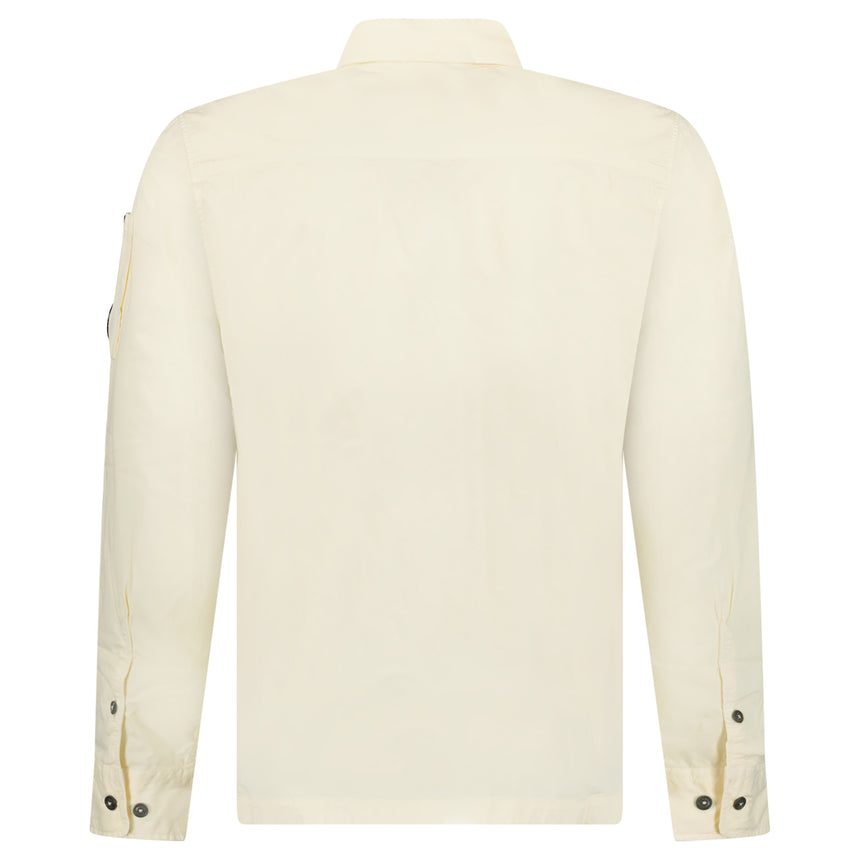 CP Company Lens Zip-Up Overshirt Pistachio Shell