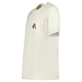 Aimé Leon Dore Embroidered ‘A’ Pocket T-Shirt in Silver Birch Grey