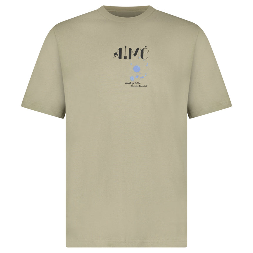 Aimé Leon Dore Studio T-Shirt in Laurel Oak Beige